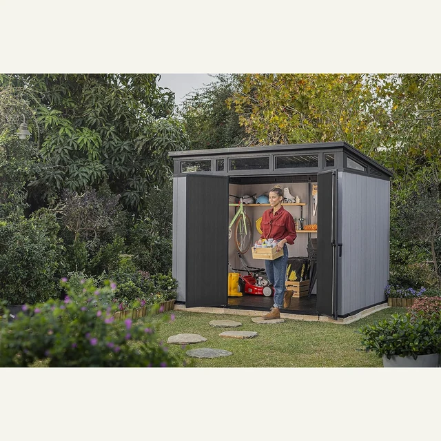 Vue principale de Abri de jardin Keter Artisan 5,8 m², double paroi renforcée acier