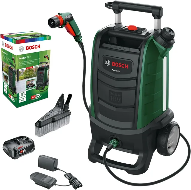 Vue principale de Bosch Fontus 18V, Nettoyeur extérieur sans fil avec batterie