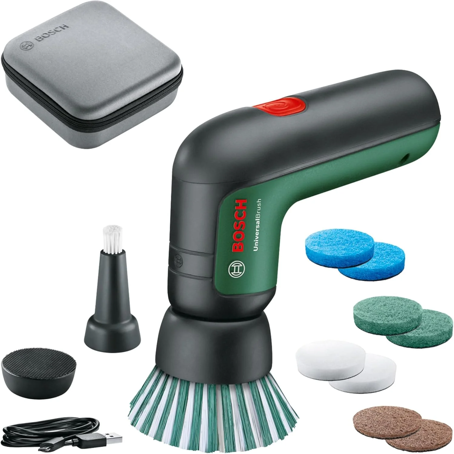 Bosch UniversalBrush, brosse électrique avec 10 accessoires : vue principale
