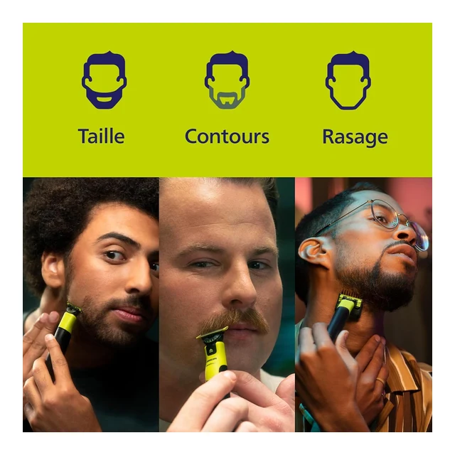 Vue principale de Philips OneBlade 360 Connecté QP4631/30, tondeuse visage et corps