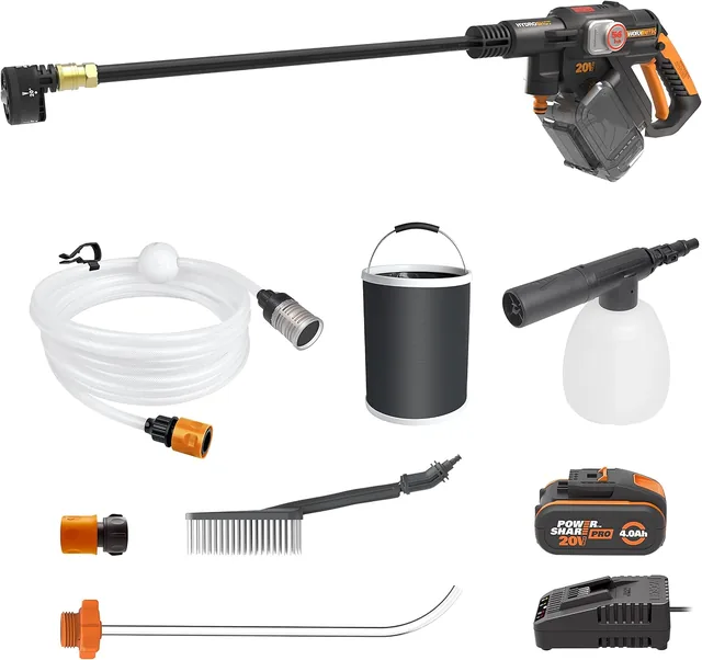 Vue principale de WORX Hydroshot WG633E.1, Nettoyeur haute pression 56 bar